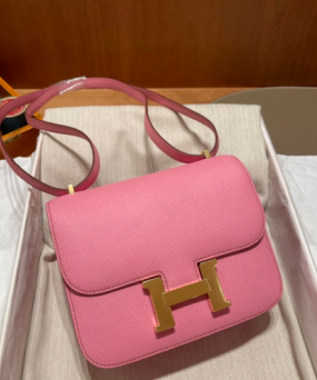 에르메스 콘스탄스18 사쿠라핑크 금장 앱송